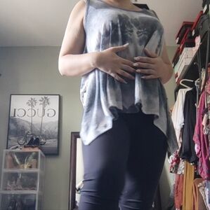 Assymtstric TIE dye Style Top